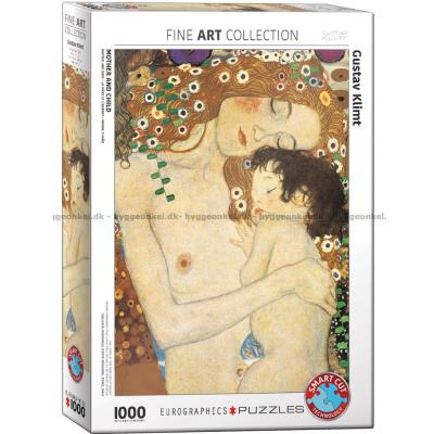 Klimt: Mor og barn, 1000 brikker