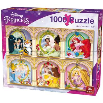 Disney prinsesser: Lille spejl på væggen der, 1000 brikker