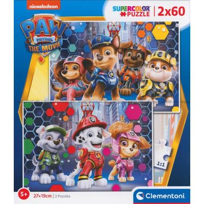 Paw Patrol: Sammen, 2x60 brikker