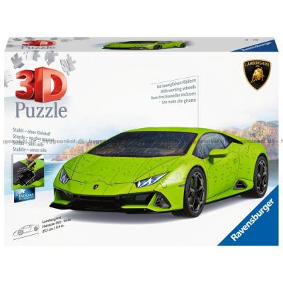 3D: Lamborghine Huracan Evo Verde, 108 brikker