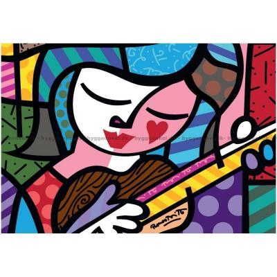 Billede af Britto: Pigen med guitar, 1000 brikker