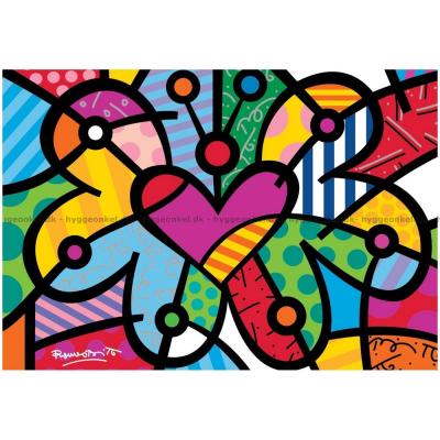 Billede af Britto: Hjertets sommerfugle, 2000 brikker