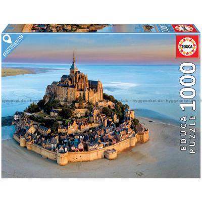 Verden set fra luften: Le Mont Saint-Michel, 1000 brikker