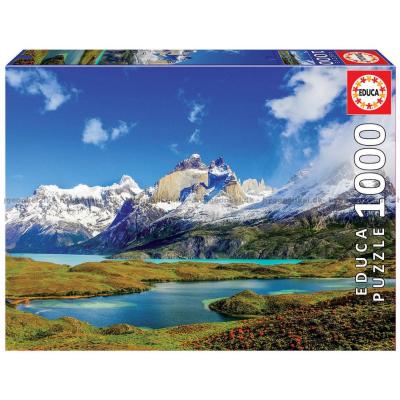 Torres del Paine, Patagonien i Chile, 1000 brikker