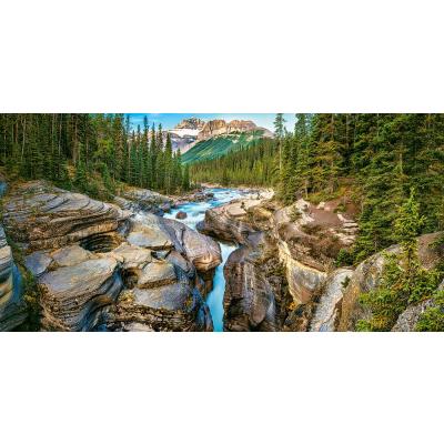 Billede af Canada: Mistaya Canyon - Panorama, 4000 brikker