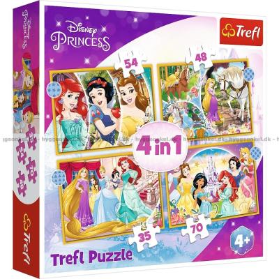 Disney prinsesser, 4 i 1, 35 brikker