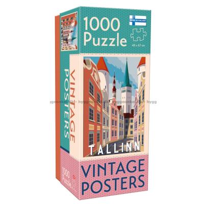 Vintage Posters: Tallinn, 1000 brikker