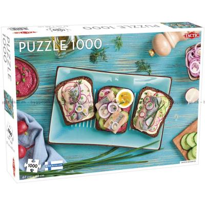 Dansk smørrebrød, 1000 brikker