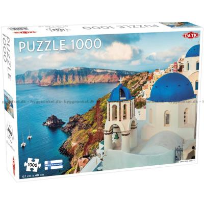 Santorini, Grækenland, 1000 brikker