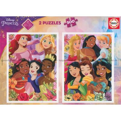 Disney prinsesser, 2x500 brikker