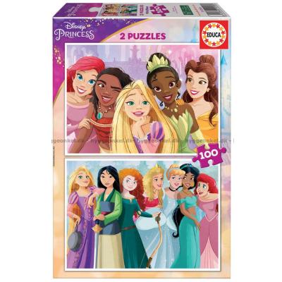 Disney prinsesser, 2x100 brikker