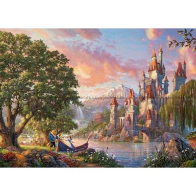 Billede af Disney: Kinkade - Skønheden og Udyret, 3000 brikker