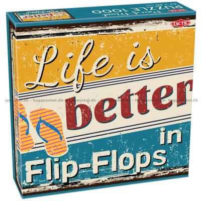 Life is better in Flip-Flops, 1000 brikker