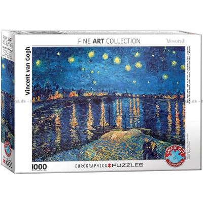 Vincent van Gogh: Stjernenat over Rhone, 1888, 1000 brikker