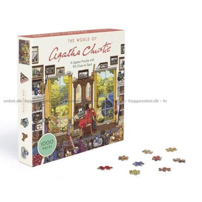 Billede af Agatha Christies verden, 1000 brikker