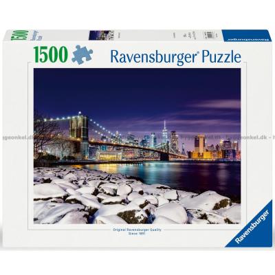 New York: Vinter, 1500 brikker