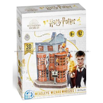 3D: Harry Potter: Brødrende Weasleys Troldmandstricks, 62 brikker