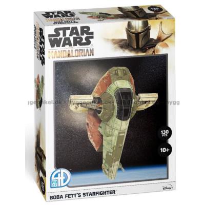 3D: Star Wars - Boba Fetts Starfighter, 130 brikker