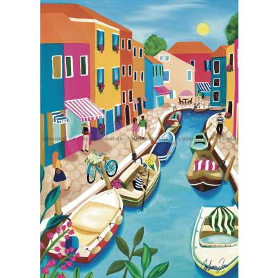 Billede af Burano, Italien, 1000 brikker