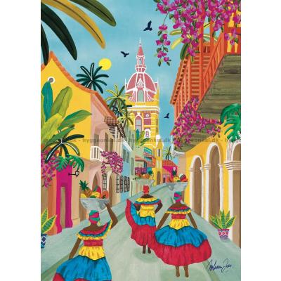 Billede af Colombia: Cartagena, 1000 brikker