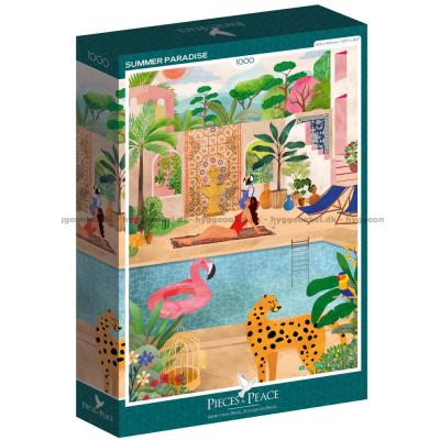 Sommer ved poolen, 1000 brikker