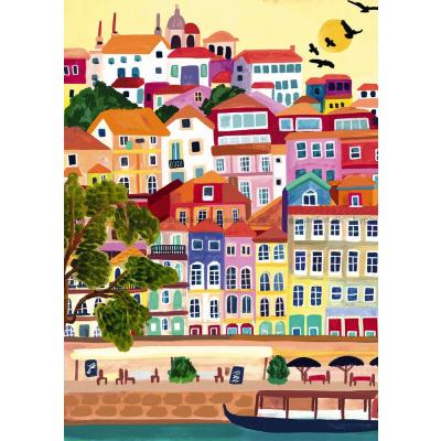 Billede af Portugal: Porto, 1000 brikker