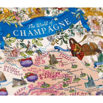 Billede af Champagne, 1000 brikker