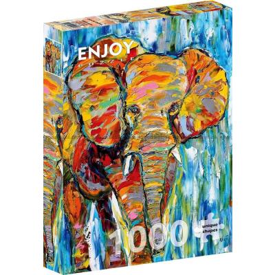 Den farverige elefant, 1000 brikker
