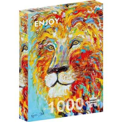 Den farverige løve, 1000 brikker