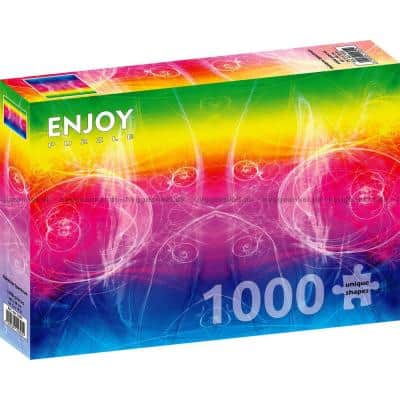 Farverigt: Bølgende, 1000 brikker