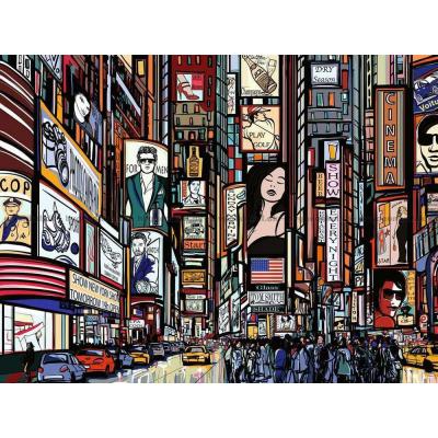 Billede af Farverige New York, 1000 brikker