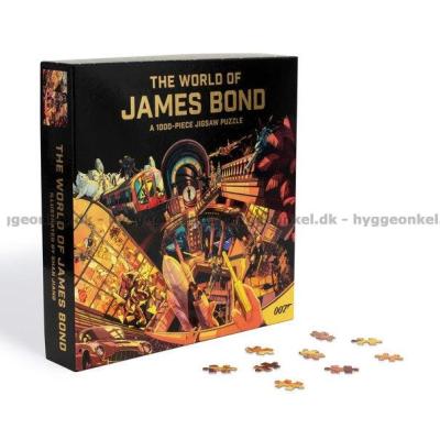 Billede af James Bonds verden, 1000 brikker