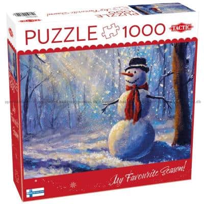 Den glade snemand, 1000 brikker