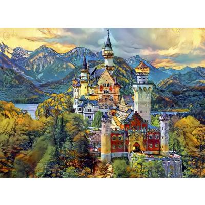 Billede af Gavidia: Neuschwanstein, 6000 brikker