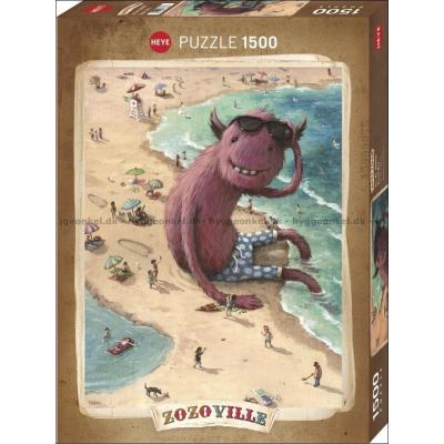 Zozoville: Monster sjov på stranden, 1500 brikker