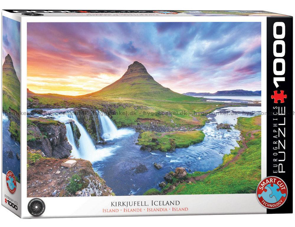 Kirkjufell Island, 1000 brikker puslespil, Eurographics - 6000-5642