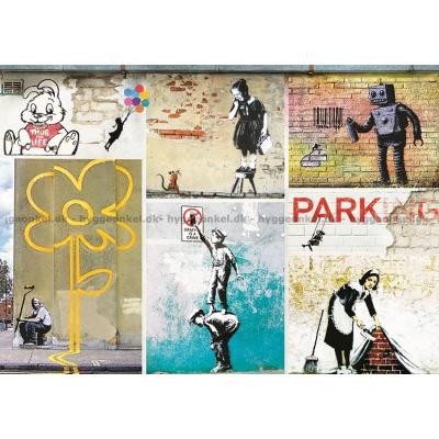 Billede af Banksy: Collage, 1000 brikker