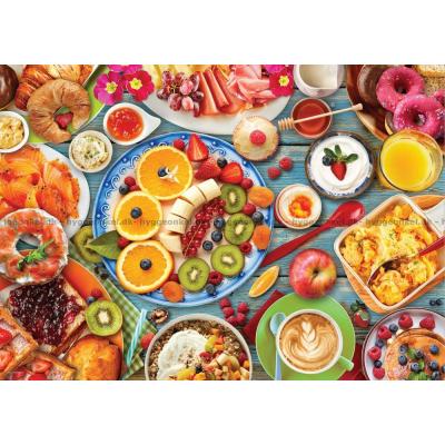 Billede af Bordet er dækket: Brunch, 1000 brikker