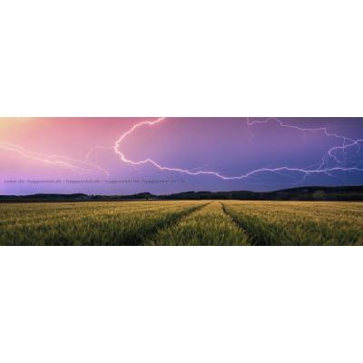 Billede af Lyn over marken - Panorama, 500 brikker