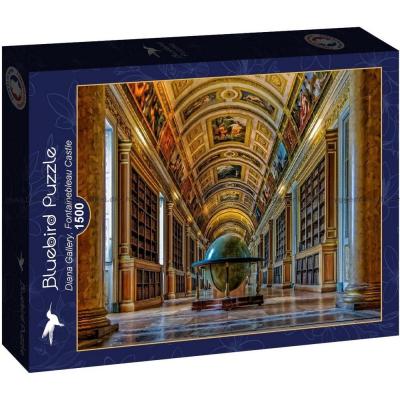 Frankrig: Fontainebleau slottet - Biblioteket, 1500 brikker