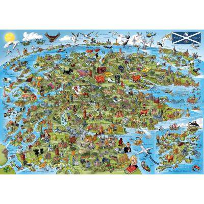 Billede af Braun: Skotland, 1000 brikker
