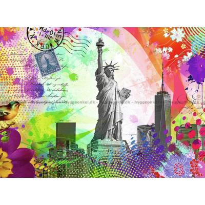 Billede af Postkort fra New York, 500 brikker