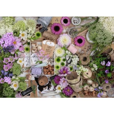 Billede af Blomsterbinderens arbejdsbord, 1000 brikker
