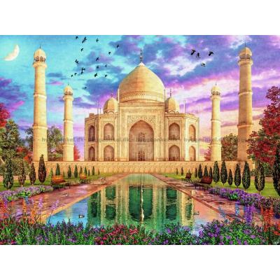 Billede af Taj Mahal - Indien, 1500 brikker