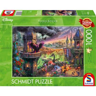 Disney: Kinkade - Tornerose - Maleficent, 1000 brikker