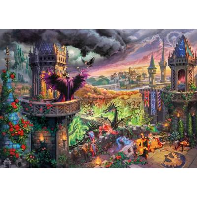 Billede af Disney: Kinkade - Tornerose - Maleficent, 1000 brikker