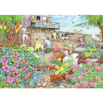 Billede af Searle: Strandcafeen, 1000 brikker