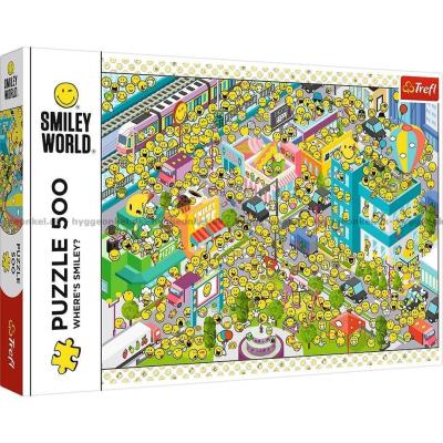 Smileys overalt, 500 brikker