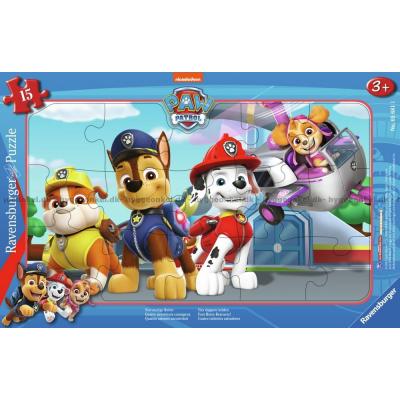 Paw Patrol: De fantastiske fire - Rammepuslespil, 15 brikker