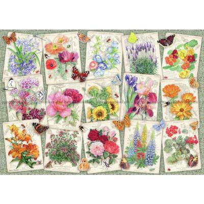 Billede af Searle: Havens blomster, 1000 brikker